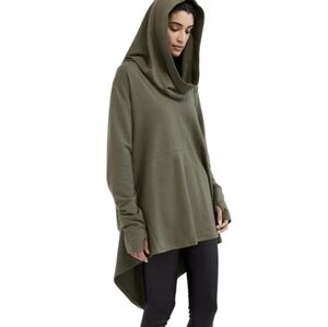Marcella Firenze Olive Green Hooded Tunic Renfaire Cosplay